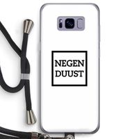 Negenduust vierkant: Samsung Galaxy S8 Transparant Hoesje met koord Negenduust vierkant: Samsung Galaxy S8 Transparant Hoesje met koord