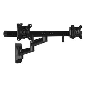 StarTech.com Dual monitor arm scharnierende muurbeugel voor twee VESA 15"-24" schermen