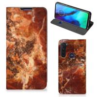Motorola Moto G Pro | Standcase | Marmer Bruin
