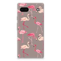 Google Pixel 6A TPU Hoesje Flamingo