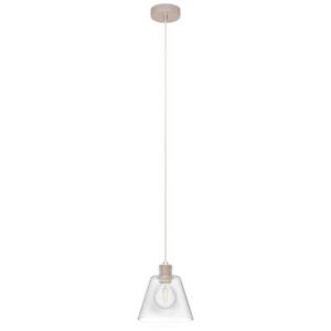 EGLO Copley hangende plafondverlichting Flexibele montage E27 40 W Roségoud, Transparant