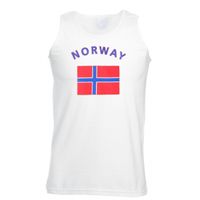 Witte heren tanktop Noorwegen 2XL  - - thumbnail