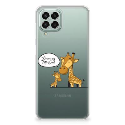 Samsung Galaxy M33 Telefoonhoesje met Naam Giraffe Samsung Galaxy M33 Telefoonhoesje met Naam Giraffe