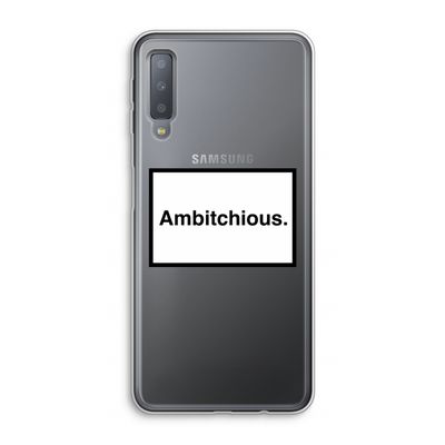 Ambitchious: Samsung Galaxy A7 (2018) Transparant Hoesje