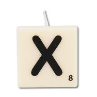 Paperdreams letter kaarsje x, 4st.