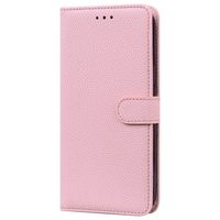 Xiaomi Redmi Note 10S hoesje - Bookcase - Koord - Pasjeshouder - Portemonnee - Camerabescherming - Kunstleer - Roze - thumbnail