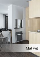 Eastbrook Malmesbury aluminium design radiator 60x37,5cm Mat wit 422 watt - thumbnail