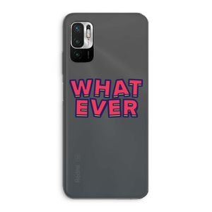 Whatever: Xiaomi Redmi Note 10 5G Transparant Hoesje