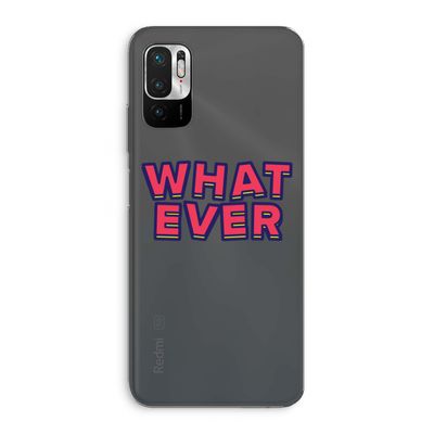 Whatever: Xiaomi Redmi Note 10 5G Transparant Hoesje