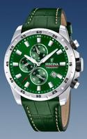 Horlogeband Festina F20692.3 Leder Groen
