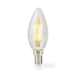 Nedis LED-Filamentlamp E14 | 4.5 W | 470 lm | 2700 K | 1 stuks - LBFE14C352 LBFE14C352