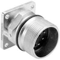 Amphenol MA1LAE1200 Ronde connector Flensbus, contacten recht Totaal aantal polen: 12 Serie (ronde connectoren): MotionGrade™ 1 stuk(s)