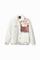 Oversized spijkerjack - WHITE - S