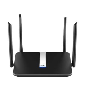 Cudy X6 draadloze router Gigabit Ethernet Dual-band (2.4 GHz / 5 GHz) Zwart