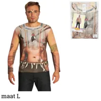Kostuum Indiaan shirt volwassenen maat L | 13 stuks