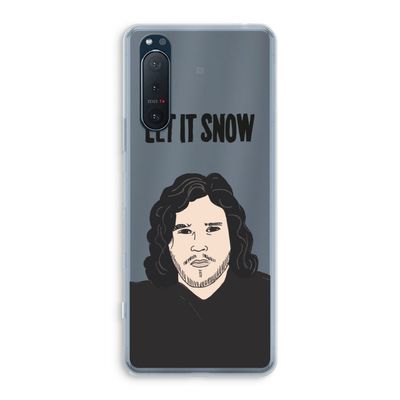 Let It Snow: Sony Xperia 5 II Transparant Hoesje