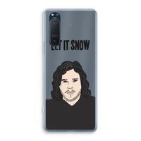 Let It Snow: Sony Xperia 5 II Transparant Hoesje