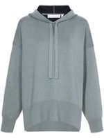 Proenza Schouler White Label hoodie Cleo en maille fine - Gris