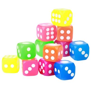 Toi-Toys Dobbelstenen - 12x - met licht - 3,5 cm - dobbel spellen