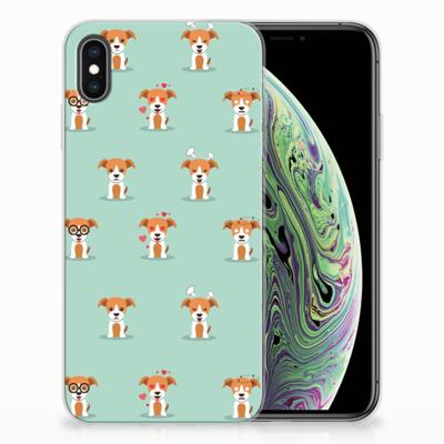 Apple iPhone Xs Max | TPU Hoesje | Pups Apple iPhone Xs Max | TPU Hoesje | Pups