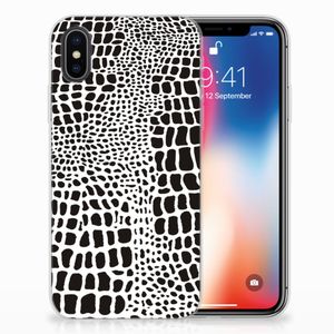 Apple iPhone X | Xs TPU Hoesje Slangenprint