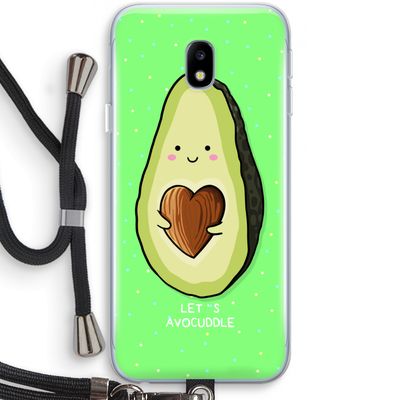 Avocuddle: Samsung Galaxy J3 (2017) Transparant Hoesje met koord