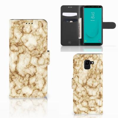 Samsung Galaxy J6 2018 | Bookcase | Marmer Goud