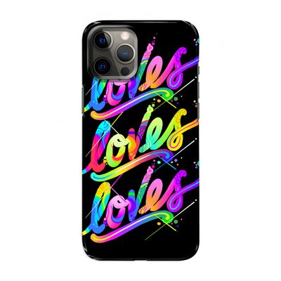 Loves: Volledig geprint iPhone 12 Hoesje