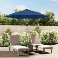 VidaXL Parasol met metalen paal 300 cm blauw