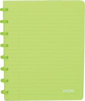 Atoma Trendy schrift, ft A5, 144 bladzijden, geruit 5 mm, transparant groen