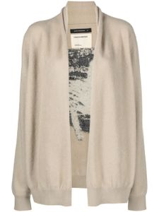 Frenckenberger x Shane Macgowan cardigan en maille intarsia - Tons neutres