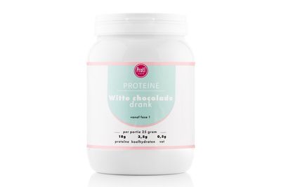 Witte chocoladedrank Witte chocoladedrank