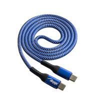 Akyga USB-kabel USB-C stekker, USB-C stekker 1.00 m Blauw AK-USB-37 - thumbnail