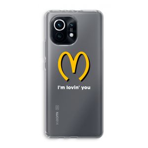 I'm lovin' you: Xiaomi Mi 11 Transparant Hoesje