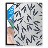 Samsung Galaxy Tab A8 2021/2022 | Siliconen hoesje | Leaves Blue
