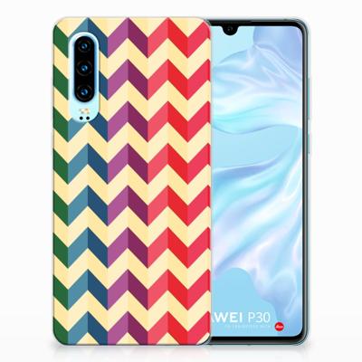 Huawei P30 | TPU bumper | Zigzag Multi Color Huawei P30 | TPU bumper | Zigzag Multi Color