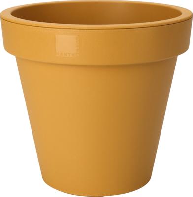 Bloempot ek rond 25 cm oker - Nampook
