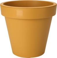 Bloempot ek rond 25 cm oker - Nampook