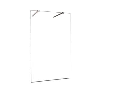 Wiesbaden inloopdouche vrijstaand 1400x2000 8mm NANO glas