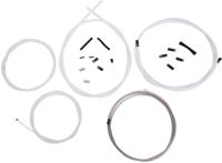 SRAM derailleurkabel set "slickwire pro" line set slickwire pro 2x2300mm white