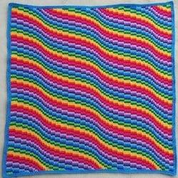 Bargello Blanket MAL Garenpakket 3 Rainbow