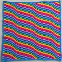 Bargello Blanket MAL Garenpakket 3 Rainbow