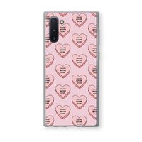 Chicks before dicks: Samsung Galaxy Note 10 Transparant Hoesje