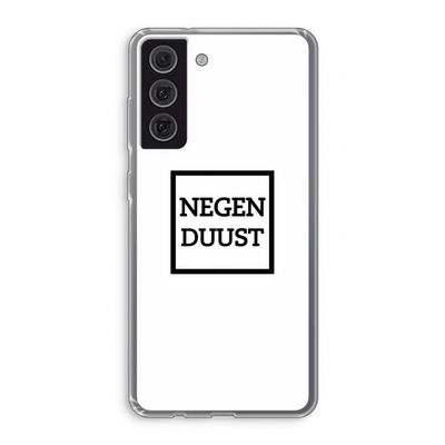Negenduust vierkant: Samsung Galaxy S21 FE Transparant Hoesje