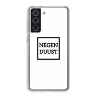 Negenduust vierkant: Samsung Galaxy S21 FE Transparant Hoesje