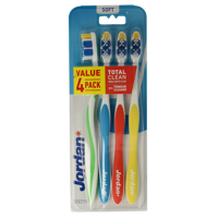 Tandenborstel totalclean soft 4 Stuks