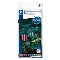 Kleurpotloden staedtler metallic 12 stuks st