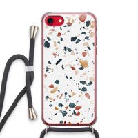Terrazzo N°4: iPhone SE 2020 Transparant Hoesje met koord Terrazzo N°4: iPhone SE 2020 Transparant Hoesje met koord