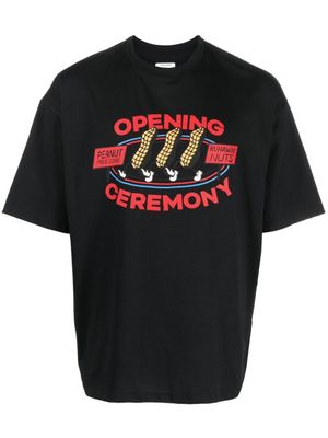 Opening Ceremony t-shirt en coton à logo Peanuts - Noir