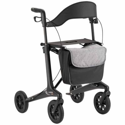 Carbon rollator met softwielen | Kies uw kleur : Zwart | MultiMotion